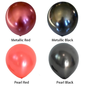 Pearl vs Metallic Latex Balloons