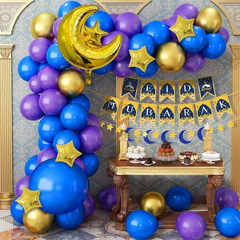 Ilmapallosarja Eid Mubarak Folio -pallolla
