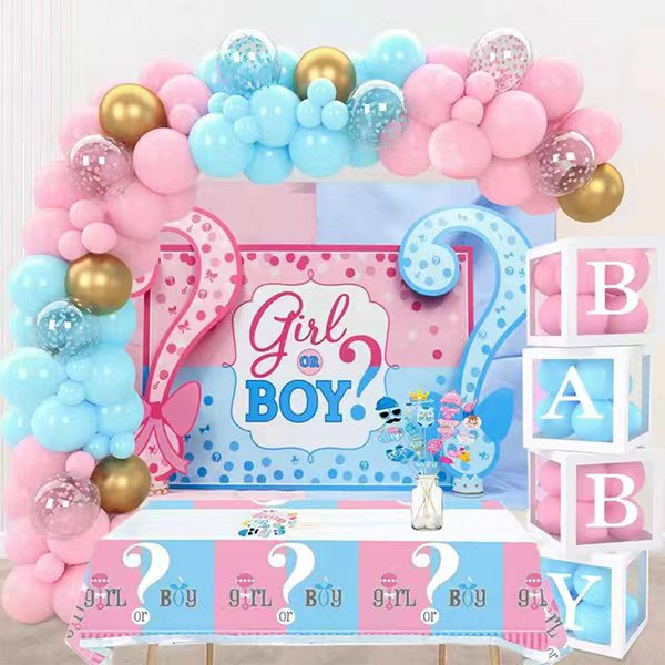 Gender Reveal -ilmapallo Garland kit