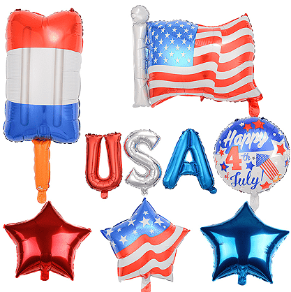 Hyvää 4. heinäkuuta ilmapallo