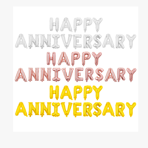 Hyvää vuosipäivää folioilmapallo