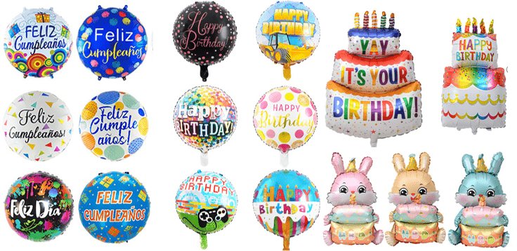 Happy Birthday Party Foil Balloons