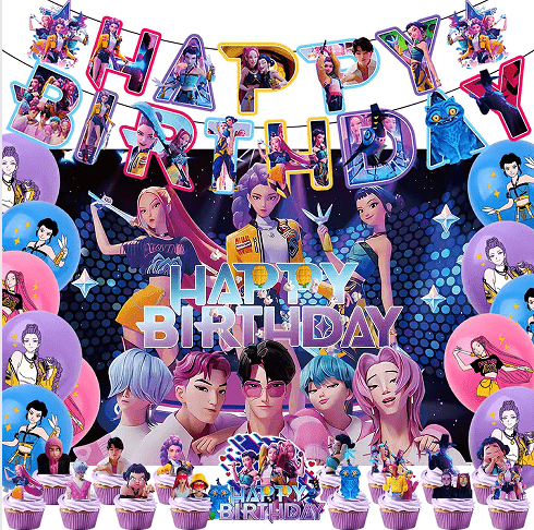 K-POP Demon Hunters Party -sisustussetti