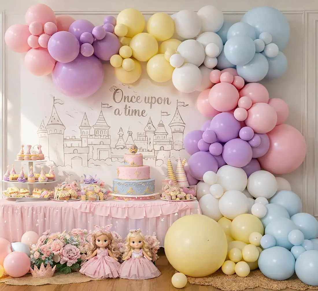 Macaron Pastelli Balloon Garland Arch Kits