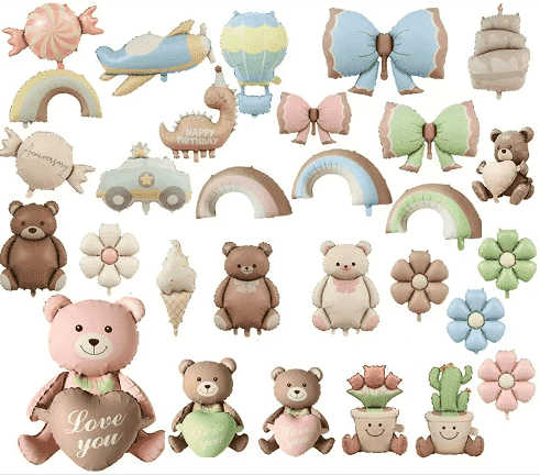 Mattahimmeä folioilmapalloja