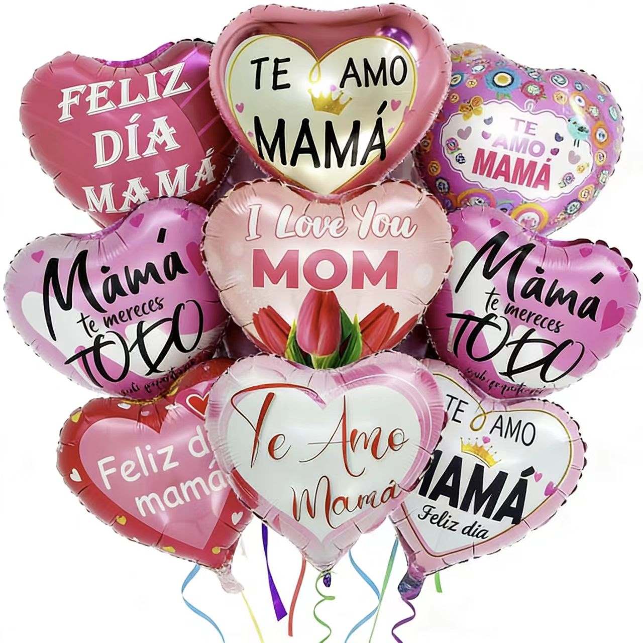 Äitienpäivän folioilmapallot
